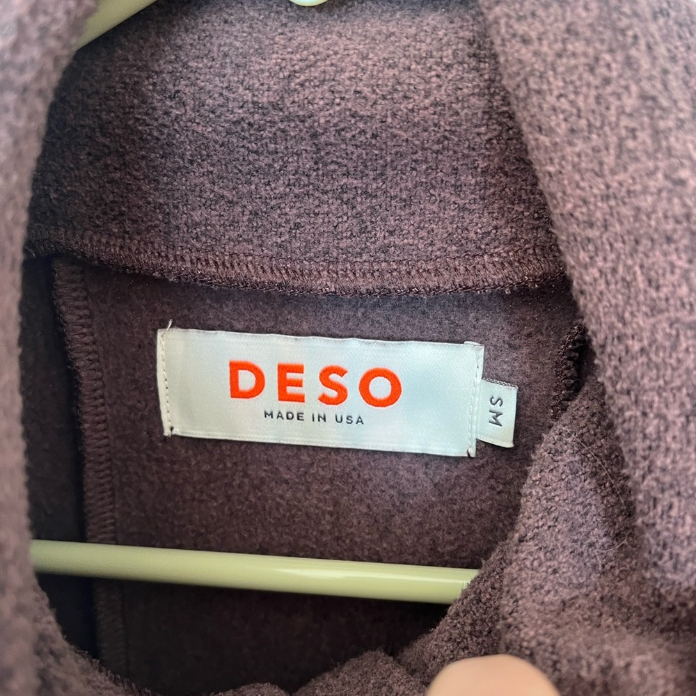 Deso Genevieve Fleece Tunic Sweater